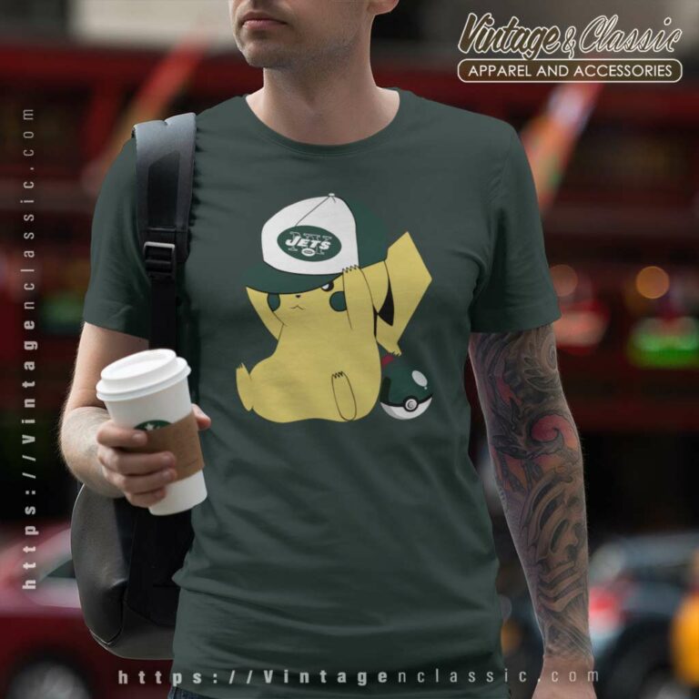 Pikachu Fans New York Jets T Shirt Pikachu Fans New York Jets T Shirt