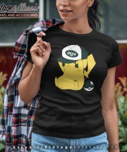 Pikachu Fans New York Jets Women TShirt