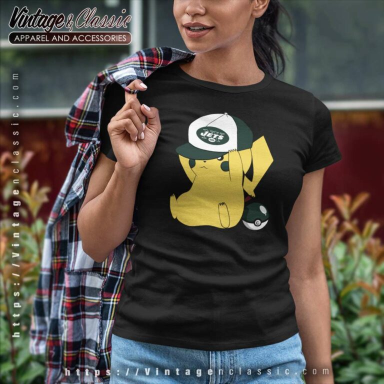 Pikachu Fans New York Jets Women TShirt Pikachu Fans New York Jets Women TShirt