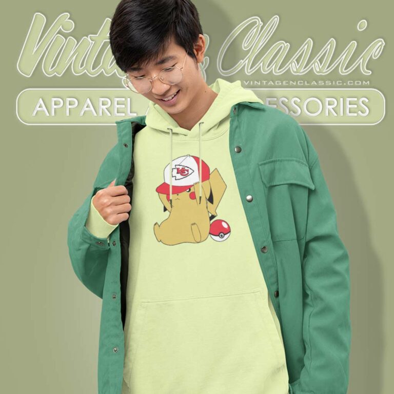 Pikachu Kansas City Chiefs Hoodie Pikachu Kansas City Chiefs Hoodie