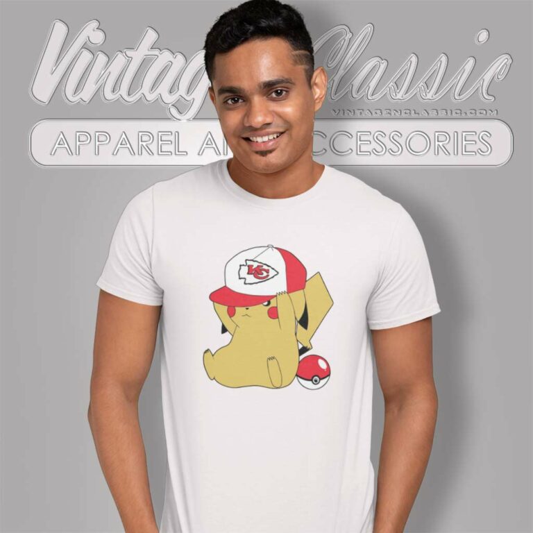 Pikachu Kansas City Chiefs T Shirt Pikachu Kansas City Chiefs T Shirt