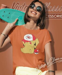 Pikachu Kansas City Chiefs Women TShirt
