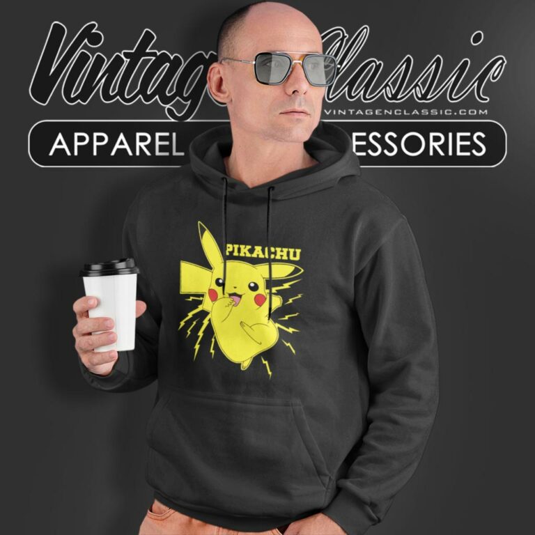 Pikachu Lightning Bolt Hoodie Pikachu Lightning Bolt Hoodie
