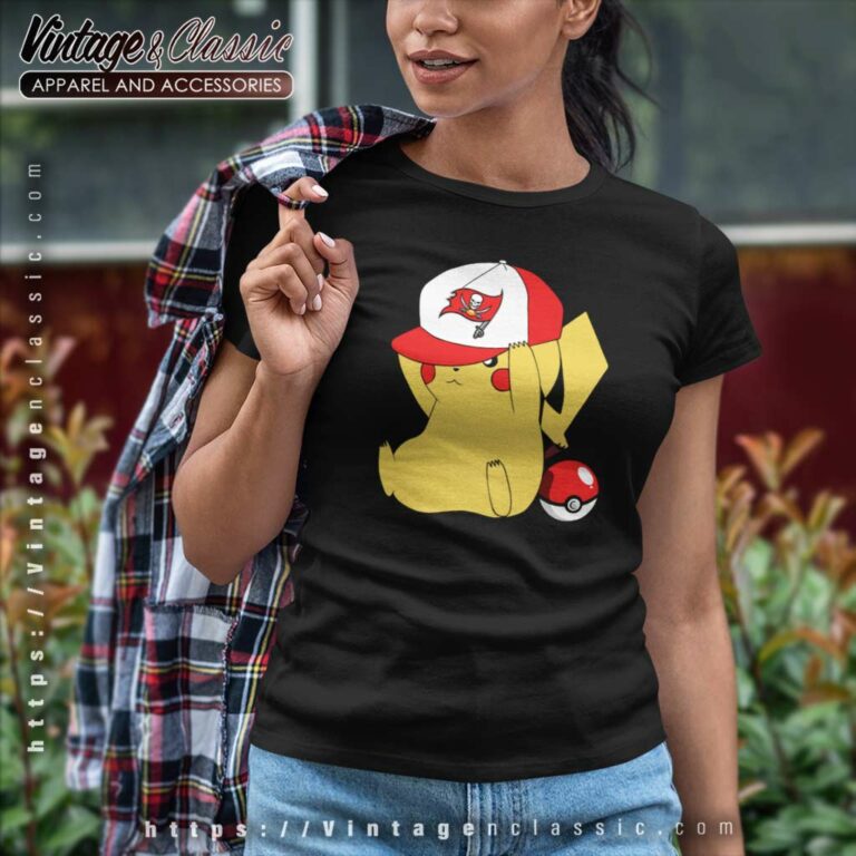 Pikachu Tampa Bay Buccaneers Women TShirt Pikachu Tampa Bay Buccaneers Women TShirt