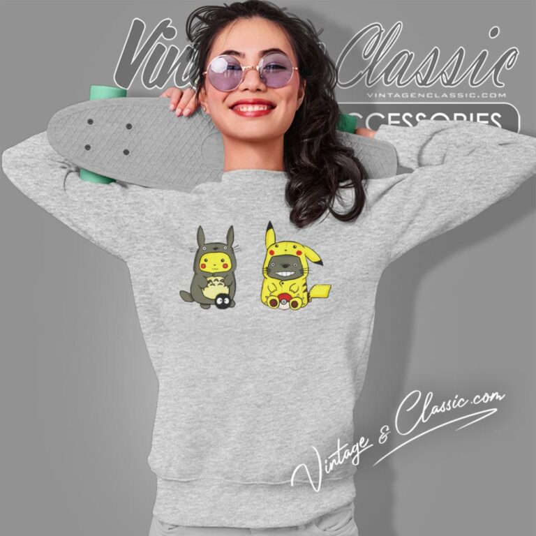 Pikachu Totoro Sweatshirt Pikachu Totoro Sweatshirt