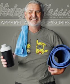 Pikachu Totoro V Neck TShirt