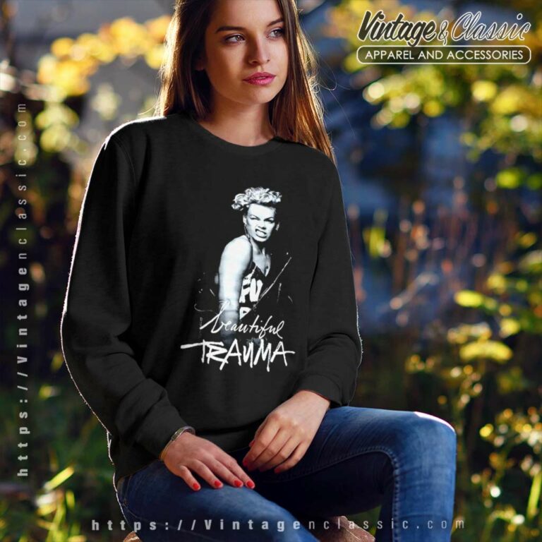 Pink Beautiful Trauma Sweatshirt Pink Beautiful Trauma Sweatshirt