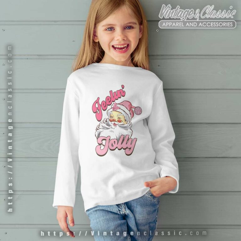 Pink Christmas Feeling Jolly kids Longsleeve Pink Christmas Feeling Jolly kids Longsleeve