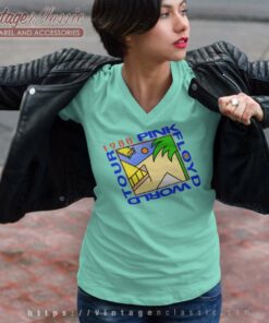 Pink Floyd 1988 World Tour V Neck TShirt