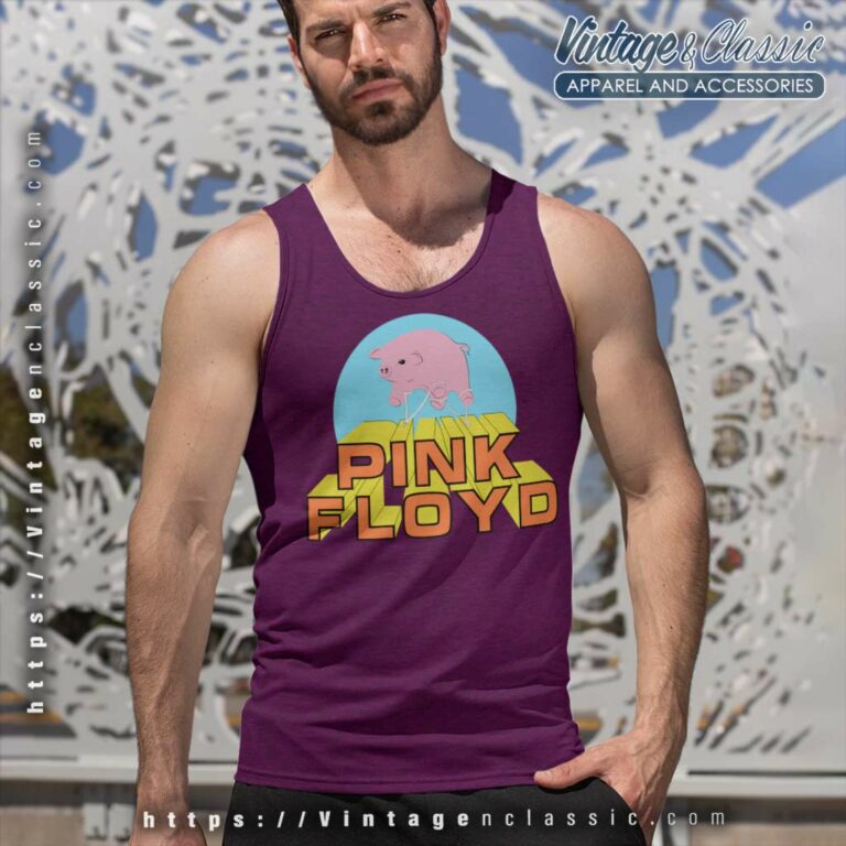 Pink Floyd Algie Pig Tank Top Racerback Pink Floyd Algie Pig Tank Top Racerback