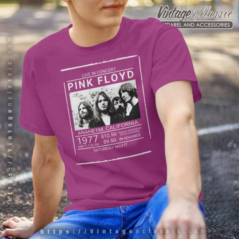 Pink Floyd Anaheim California T Shirt Pink Floyd Anaheim California T Shirt