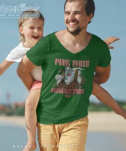 Pink Floyd Animals Tour V Neck TShirt