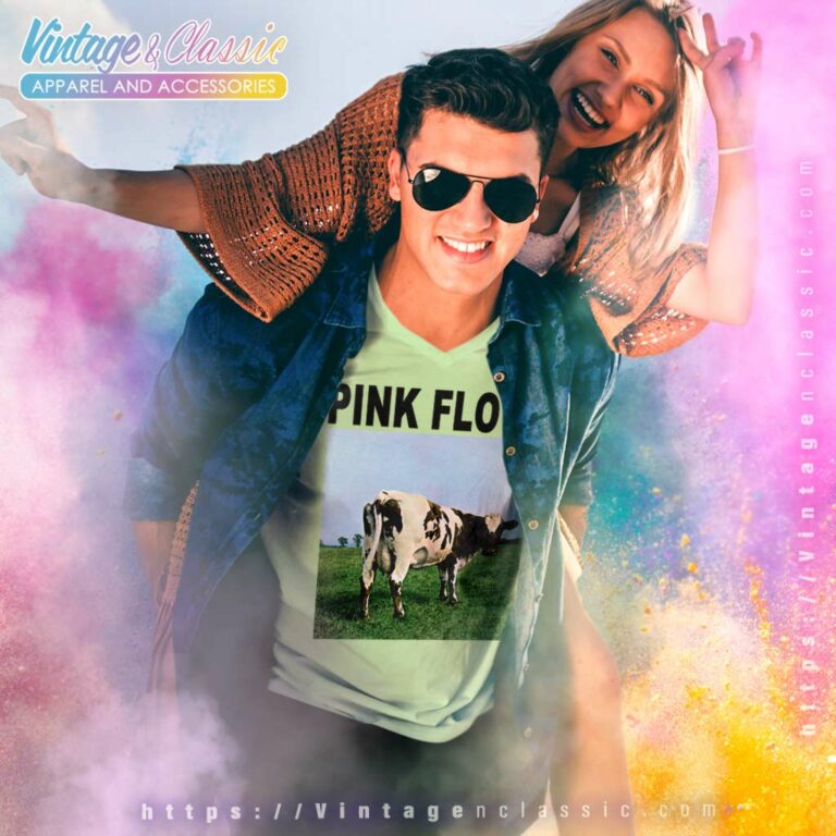 Pink Floyd Atom Heart Mother V Neck TShirt Pink Floyd Atom Heart Mother V Neck TShirt