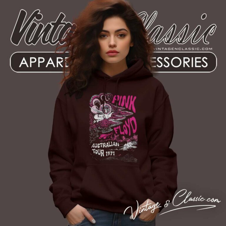 Pink Floyd Australian Tour 1971 Hoodie Pink Floyd Australian Tour 1971 Hoodie