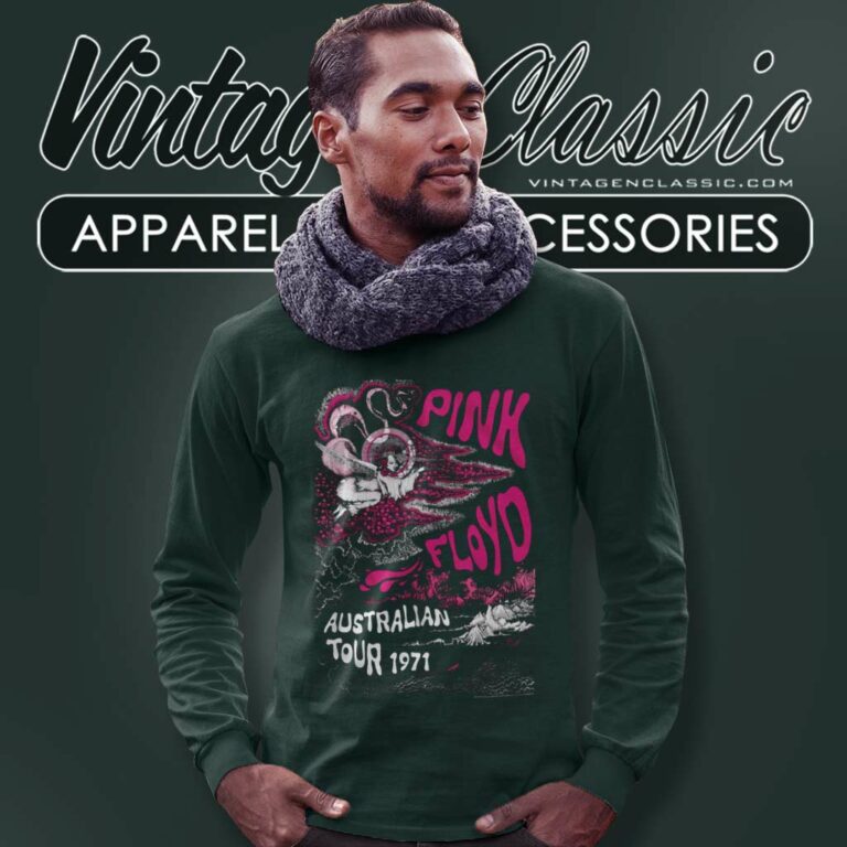 Pink Floyd Australian Tour 1971 Long Sleeve Tee Pink Floyd Australian Tour 1971 Long Sleeve Tee