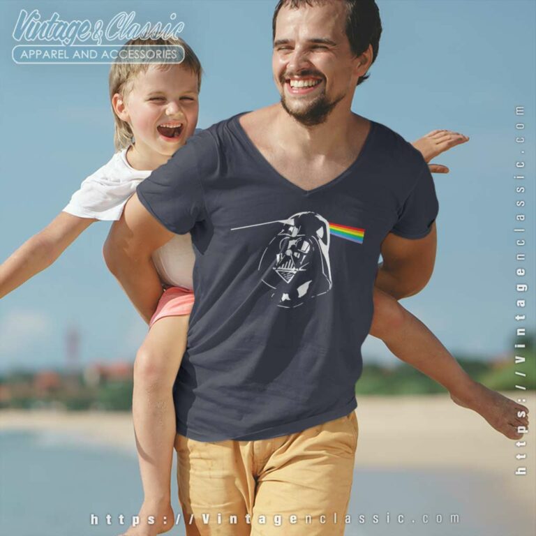 Pink Floyd Darth Vader Dark Side Of The Moon Star Wars V Neck TShirt Pink Floyd Darth Vader Dark Side Of The Moon Star Wars V Neck TShirt