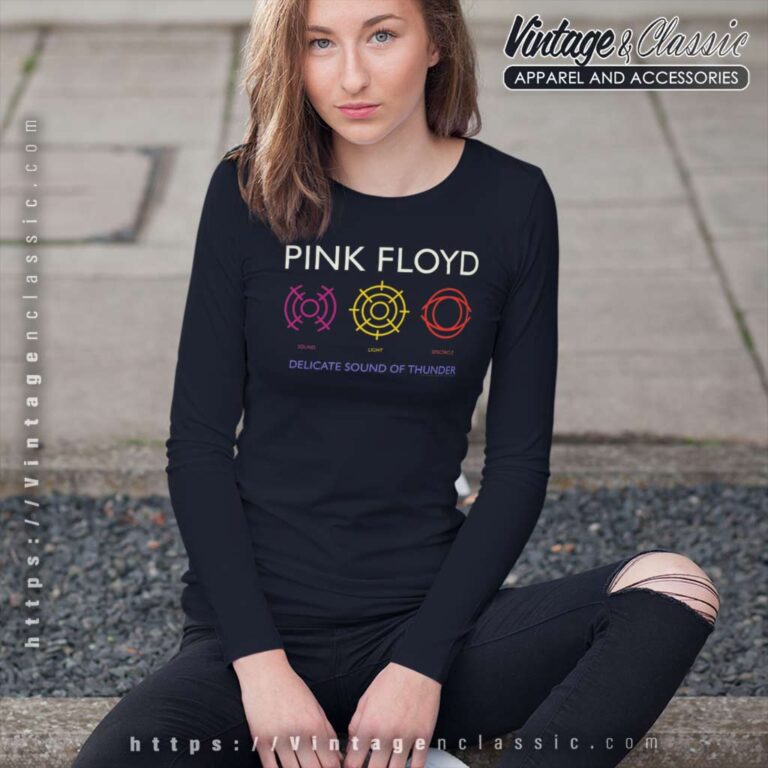 Pink Floyd Delicate Sound Of Thunder Shirt Long Sleeve Tee Pink Floyd Delicate Sound Of Thunder Shirt Long Sleeve Tee