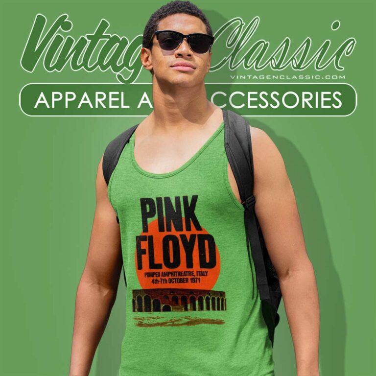 Pink Floyd Live At Pompeii 1971 Tank Top Racerback Pink Floyd Live At Pompeii 1971 Tank Top Racerback