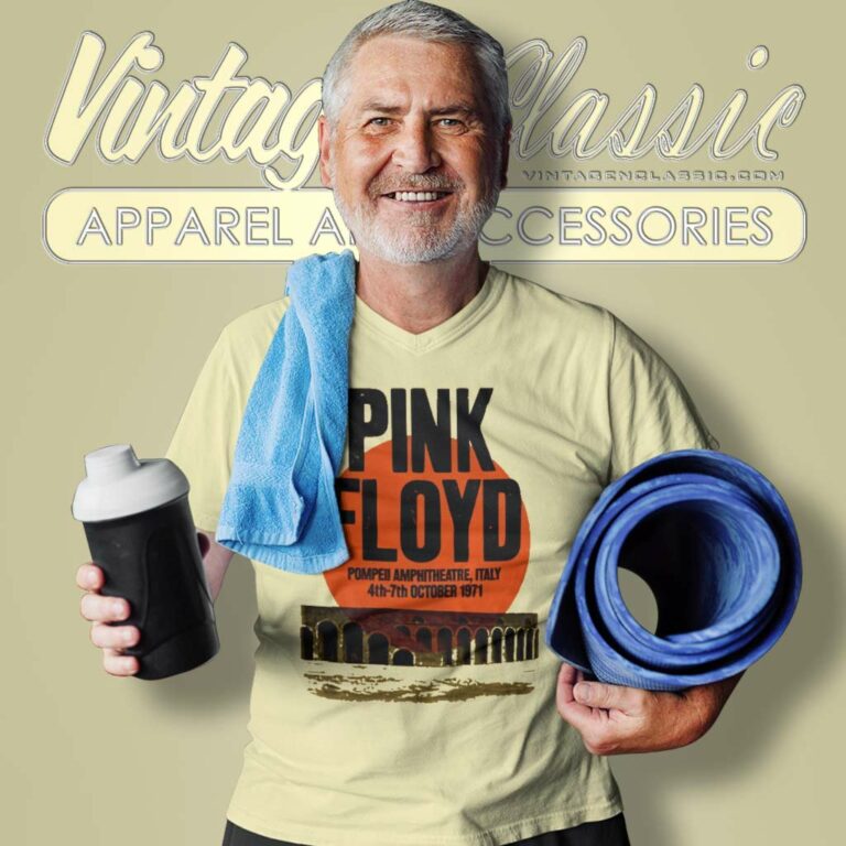 Pink Floyd Live At Pompeii 1971 V Neck TShirt Pink Floyd Live At Pompeii 1971 V Neck TShirt