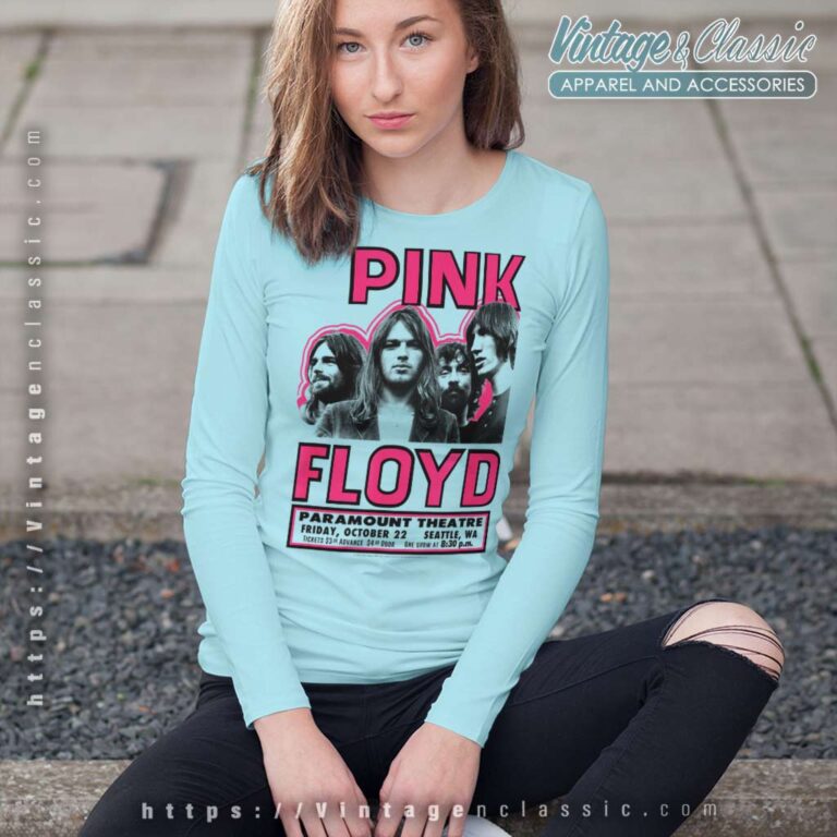 Pink Floyd Live At The Paramount Shirt Long Sleeve Tee Pink Floyd Live At The Paramount Shirt Long Sleeve Tee