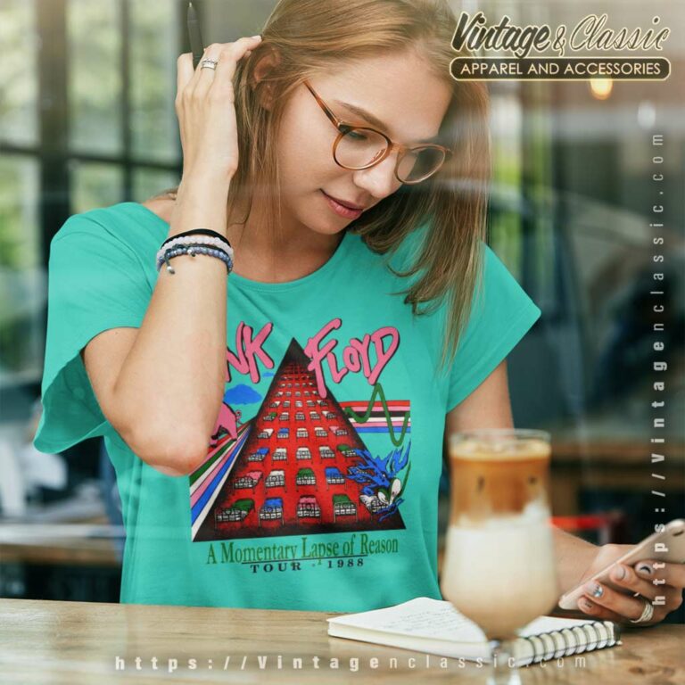 Pink Floyd Shirt A Momentary Lapse Of Reason Tour Women TShirt Pink Floyd Shirt A Momentary Lapse Of Reason Tour Women TShirt
