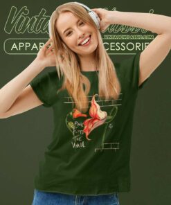 Pink Floyd Shirt Flowers On The Wall 6 Pink Floyd Shirt Flowers On The Wall Women TShirt