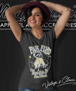 Pink Floyd Space Pyramid V Neck TShirt
