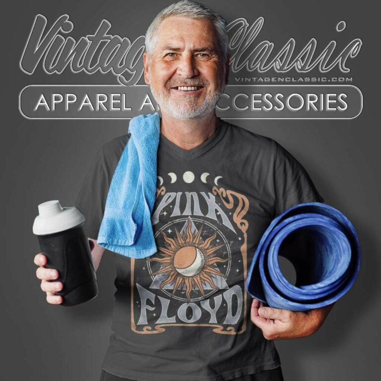 Pink Floyd Sun And Moon V Neck TShirt Pink Floyd Sun And Moon V Neck TShirt