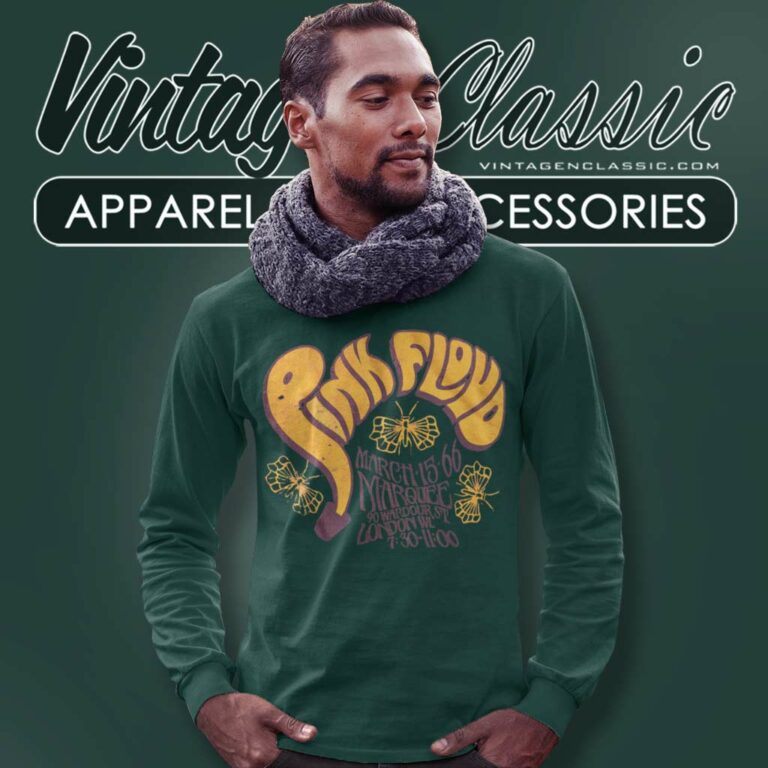 Pink Floyd The Marquee Bucket Letters Long Sleeve Tee Pink Floyd The Marquee Bucket Letters Long Sleeve Tee