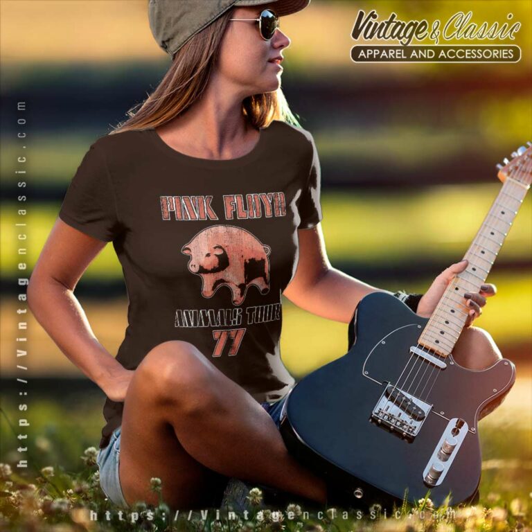 Pink Floyd Tour 77 Women TShirt Pink Floyd Tour 77 Women TShirt