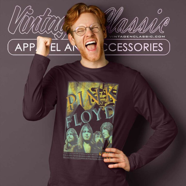 Pink Floyd World Tour 1970 Shirt Long Sleeve Tee Pink Floyd World Tour 1970 Shirt Long Sleeve Tee