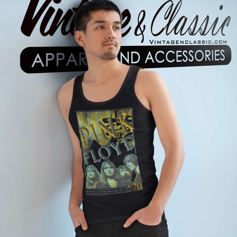 Pink Floyd World Tour 1970 Shirt Tank Top Racerback Pink Floyd World Tour 1970 Shirt Tank Top Racerback