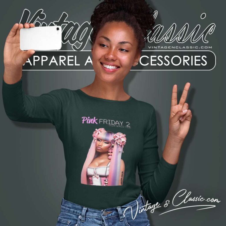 Pink Friday 2 Nicki Minaj 2024 World Tour Long Sleeve Tee Pink Friday 2 Nicki Minaj 2024 World Tour Long Sleeve Tee