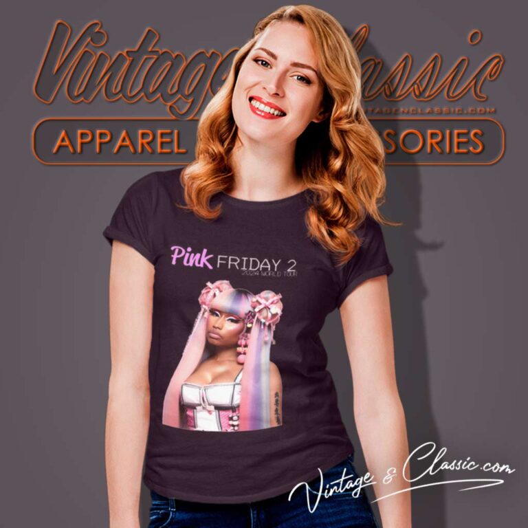Pink Friday 2 Nicki Minaj 2024 World Tour Women TShirt Pink Friday 2 Nicki Minaj 2024 World Tour Women TShirt
