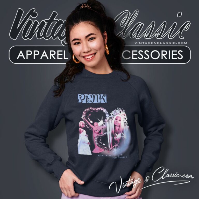 Pink Friday 2 Nicki Minaj Merch Cotton Candy Collage Sweatshirt Pink Friday 2 Nicki Minaj Merch Cotton Candy Collage Sweatshirt