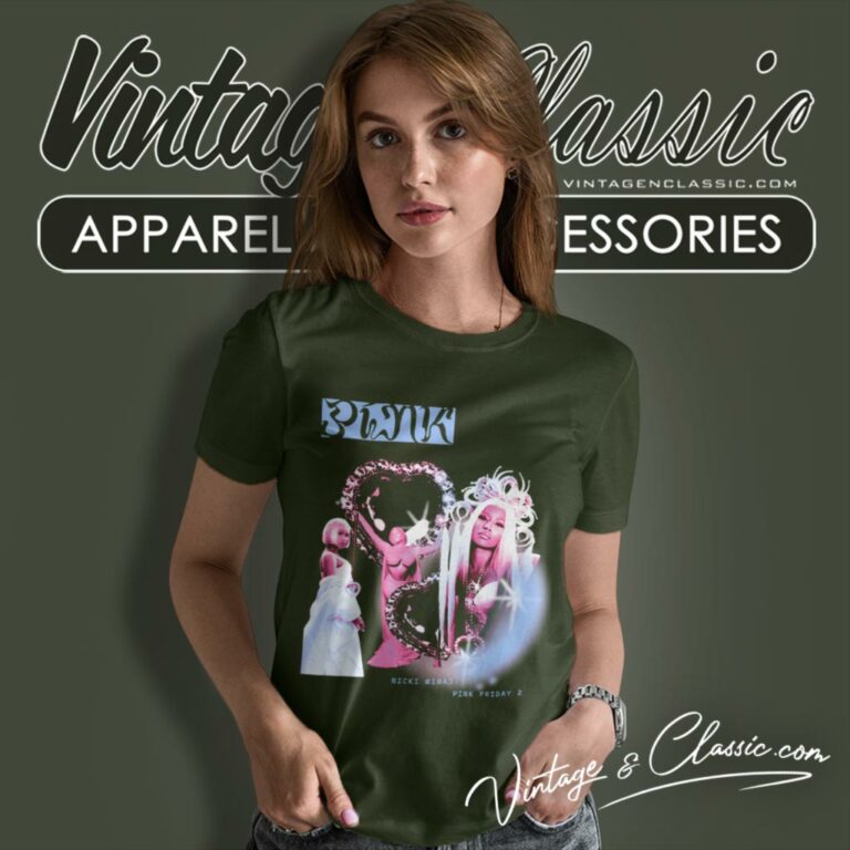 Pink Friday 2 Nicki Minaj Merch Cotton Candy Collage Women T Shirt Pink Friday 2 Nicki Minaj Merch Cotton Candy Collage Women T Shirt