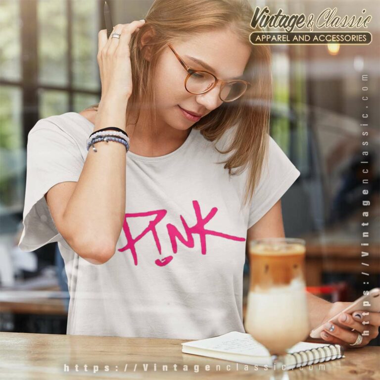 Pink Logo Women TShirt Pink Logo Women TShirt