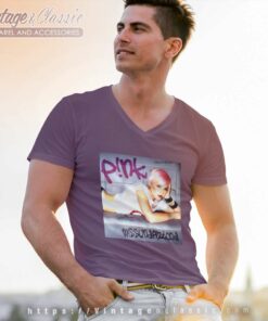 Pink Missundaztood Shirt 5 Pink Missundaztood V Neck TShirt