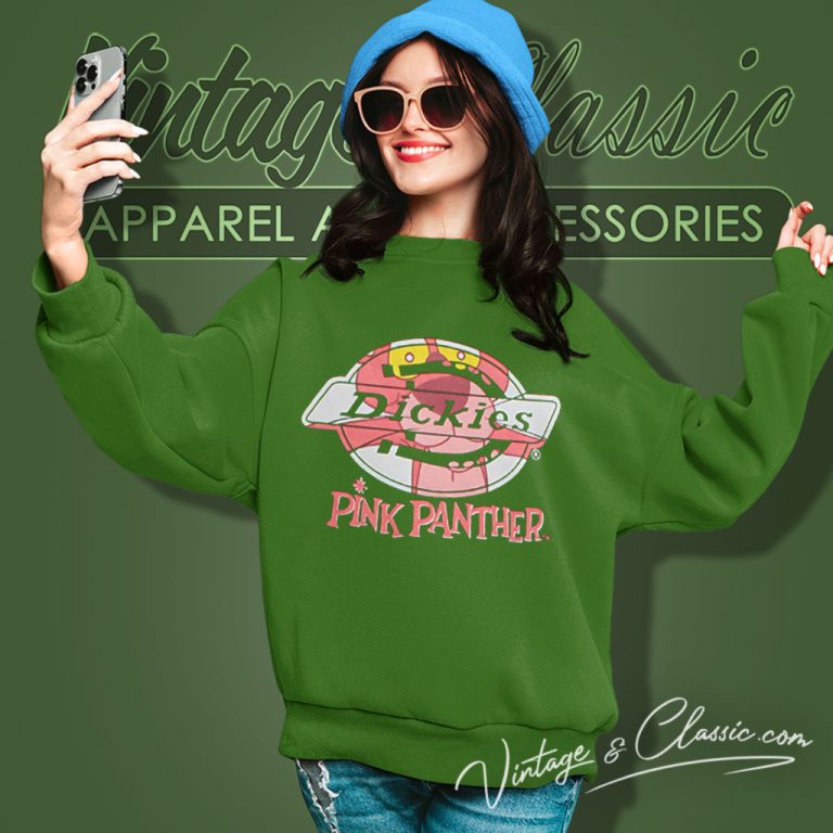 Pink Panther Dickies Logo Collaboration Sweatshirt Pink Panther Dickies Logo Collaboration Sweatshirt