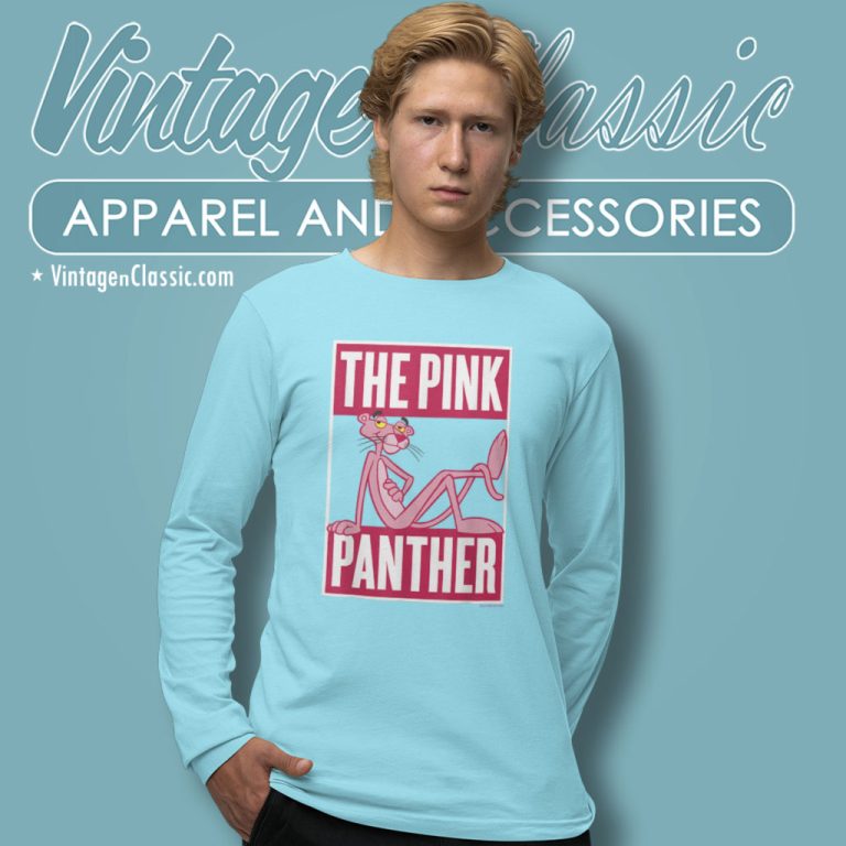 Pink Panther Logo Portrait Long Sleeve Tee Pink Panther Logo Portrait Long Sleeve Tee