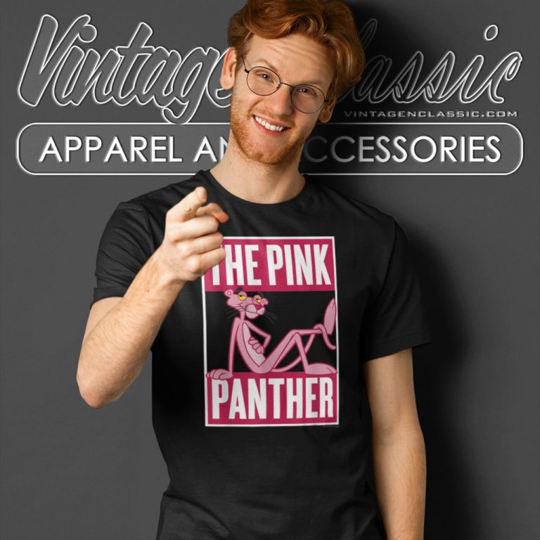 Pink Panther Logo Portrait T Shirt Pink Panther Logo Portrait T Shirt