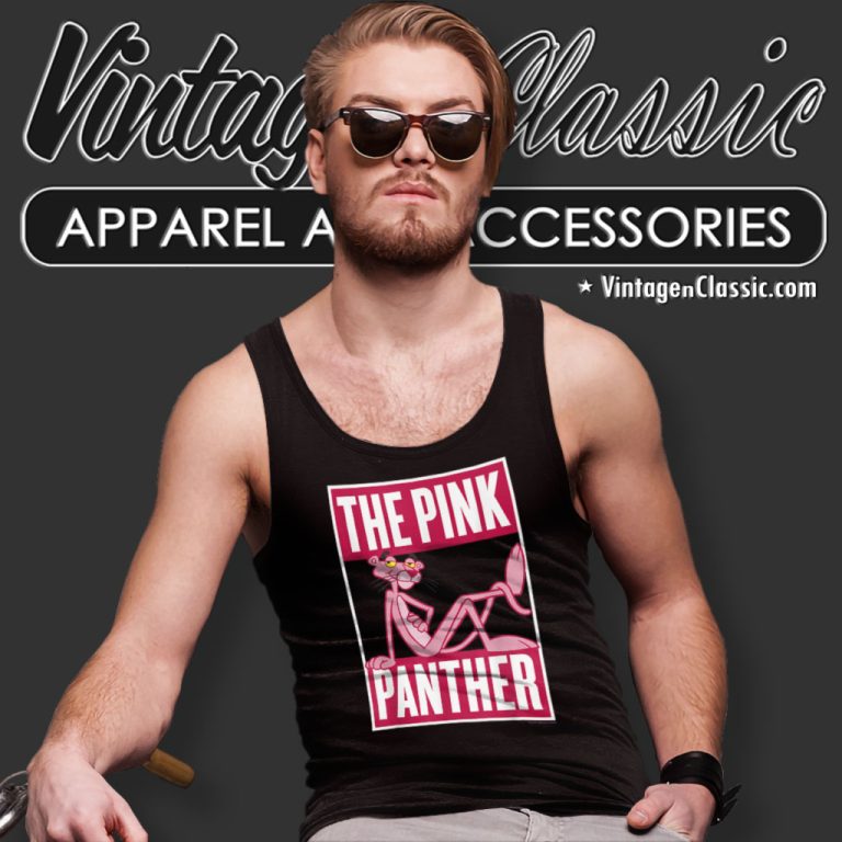 Pink Panther Logo Portrait Tank Top Racerback Pink Panther Logo Portrait Tank Top Racerback