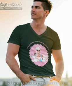 Pink Shirt Barbie Is In Her Summer Carnival V Neck TShirt
