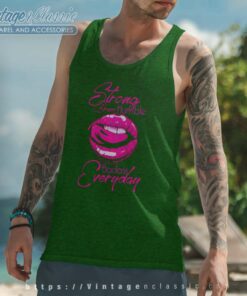 Pink Shirt Be Badass Everyday Tank Top Racerback