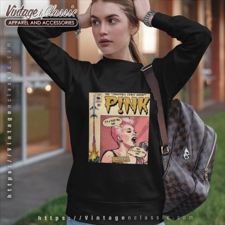 Pink Shirt Comic Group Version Sweatshirt Pink Shirt Comic Group Version Sweatshirt