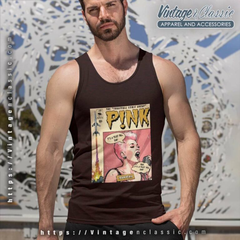 Pink Shirt Comic Group Version Tank Top Racerback Pink Shirt Comic Group Version Tank Top Racerback