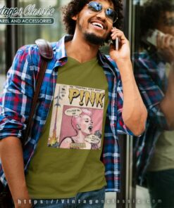 Pink Shirt Comic Group Version 6 Pink Shirt Comic Group Version V Neck TShirt