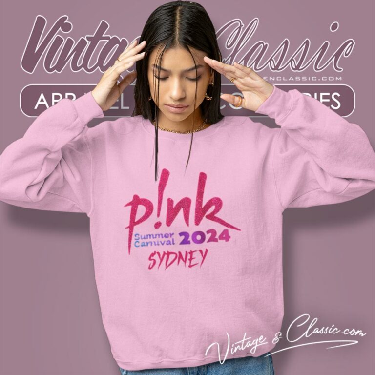 Pink Shirt Concert Summer Carnival 2024 Australia Sweatshirt Pink Shirt Concert Summer Carnival 2024 Australia Sweatshirt