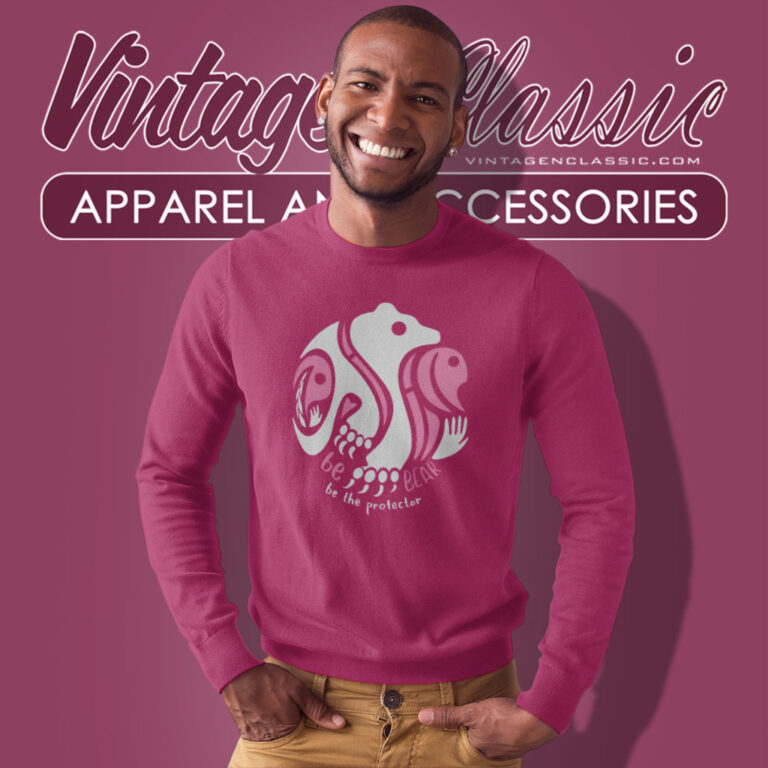 Pink Shirt Day Be The Bear Be The Protector Sweatshirt 1 Pink Shirt Day Be The Bear Be The Protector Sweatshirt 1