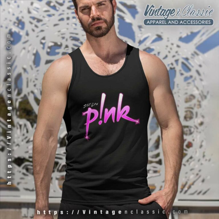 Pink Shirt Just Like Pink Tank Top Racerback Pink Shirt Just Like Pink Tank Top Racerback